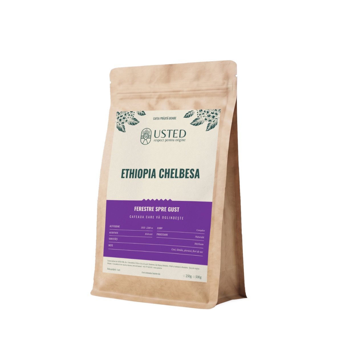 Ethiopia Chelbesa, laterală